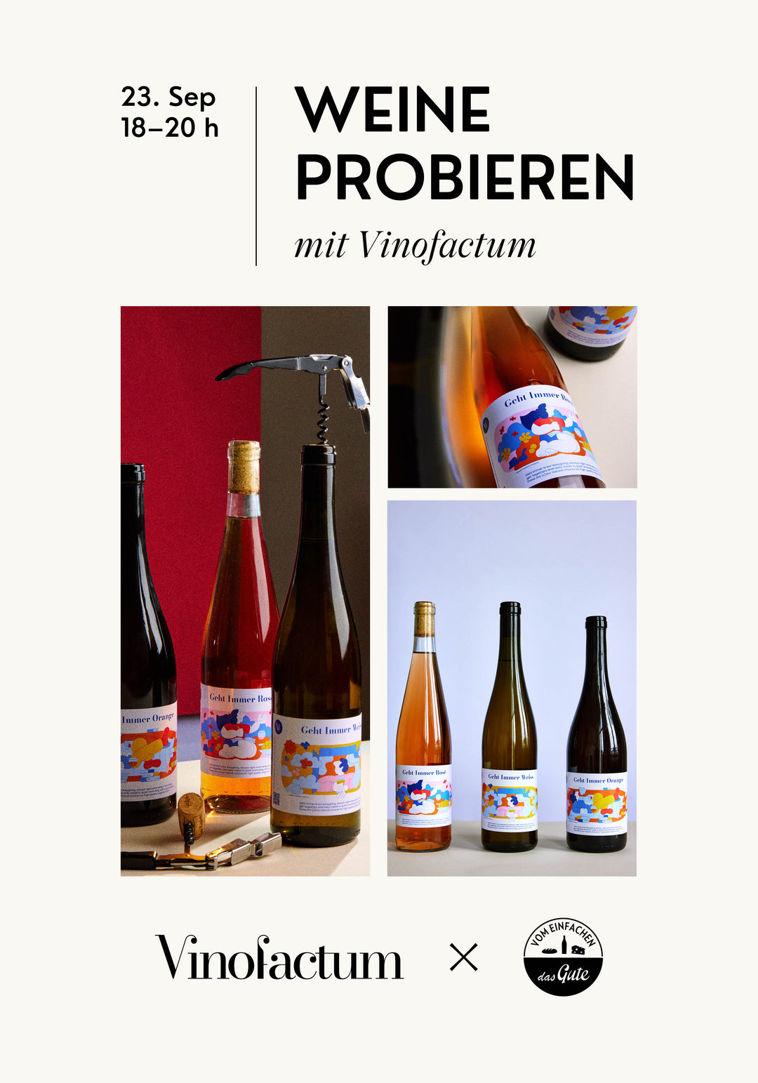 Ausgebucht: Weine probieren mit Vinofactum | 23.09.25
