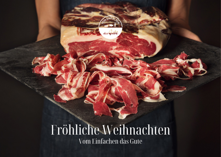 Weihnachtsgutschein für Feinkost und Delikatessen