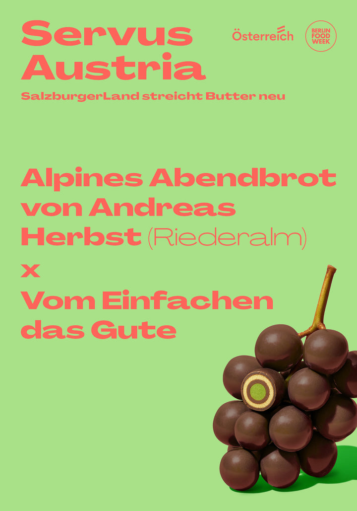 Alpines Abendbrot von Andreas Herbst (Riederalm) | 09.10.25 | 20-21.30 Uhr