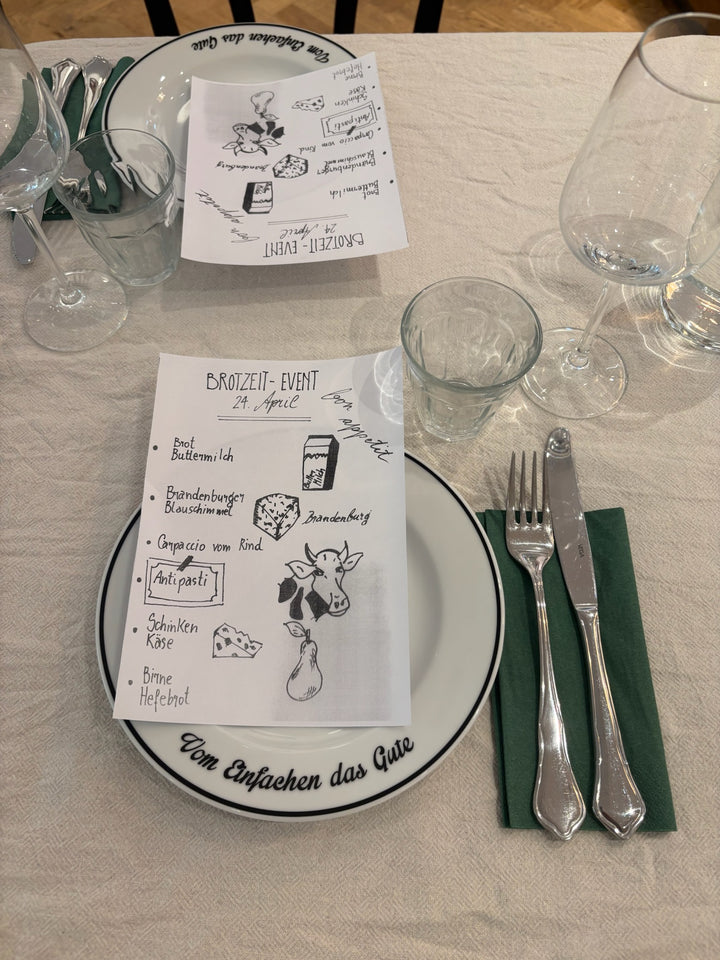 Kulinarische Brotzeit in 4 Gängen am Olivaer Platz | 22.07.26