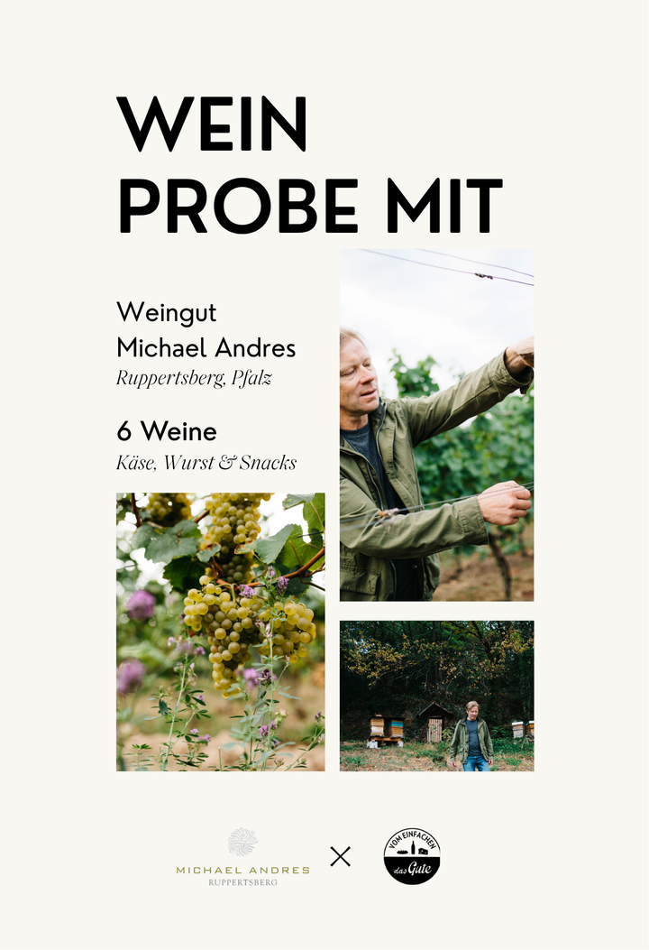 Ein Abend mit Weingut Michael Andres | 24.10.25 | 18-21 Uhr